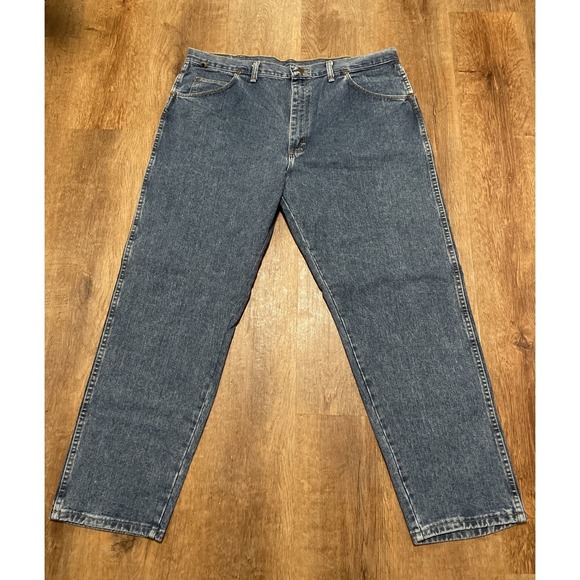 Wrangler Other - NWOT Wrangler Mens Rugged Wear Relaxed Made In USA Denim Stonewashed Jeans 40x30